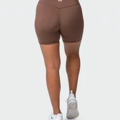 Muscle Nation V1 Butter Bike Shorts - Mocha