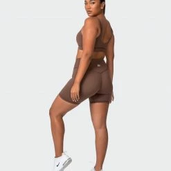 Muscle Nation V1 Butter Bike Shorts - Mocha