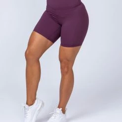 Muscle Nation V2 Butter Bike Shorts - Mauve Womens