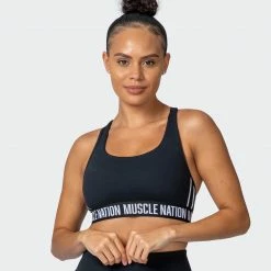 Muscle Nation Vital Bra - Black Womens