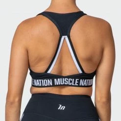 Muscle Nation Vital Bra - Black Womens