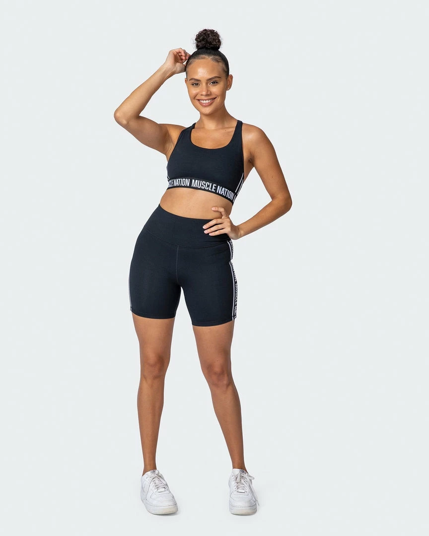 Muscle Nation Vital Bra - Black Womens 9 Muscle Nation Vital Bra - Black Womens
