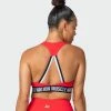 Muscle Nation Vital Bra - Hot Red Womens 2 Muscle Nation Vital Bra - Hot Red Womens