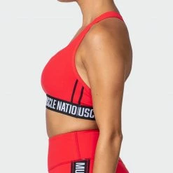 Muscle Nation Vital Bra - Hot Red Womens 14 Muscle Nation Vital Bra - Hot Red Womens