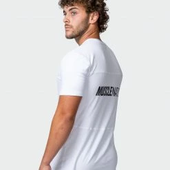 Muscle Nation Volt Tee - White 30% EOFY SALE