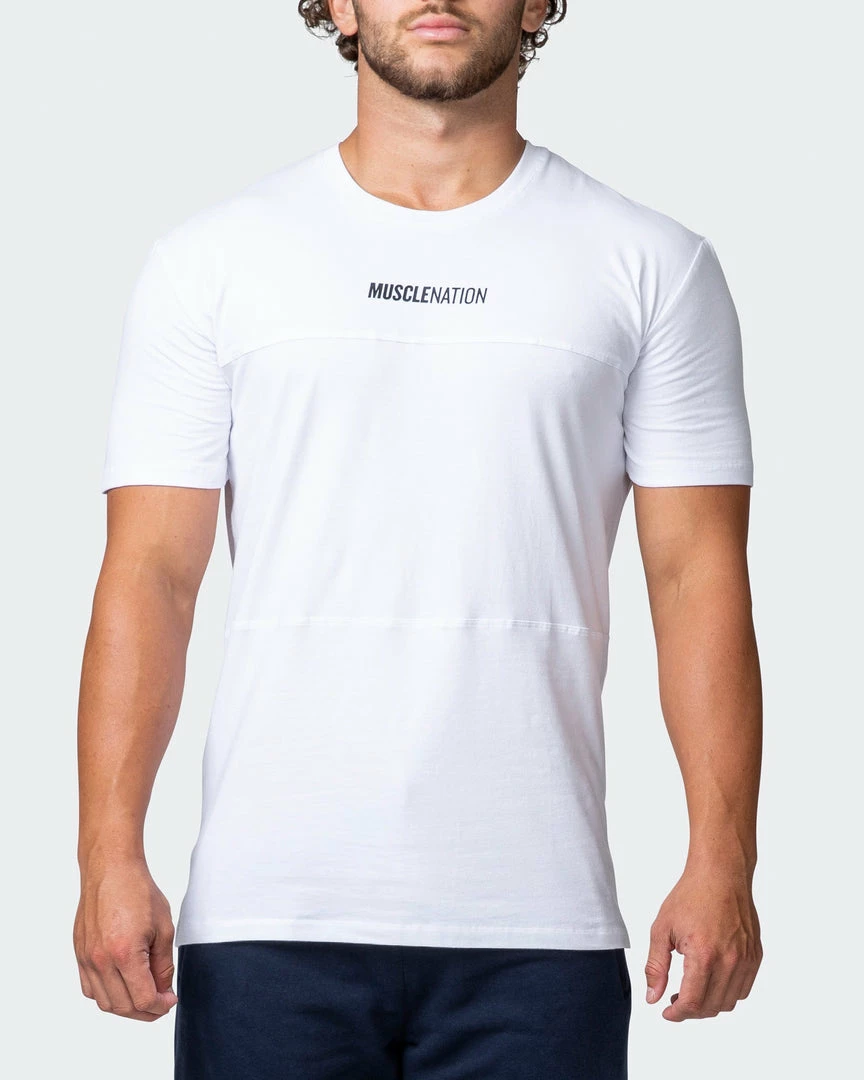 Muscle Nation Volt Tee - White 30% EOFY SALE 4 Muscle Nation Volt Tee - White 30% EOFY SALE
