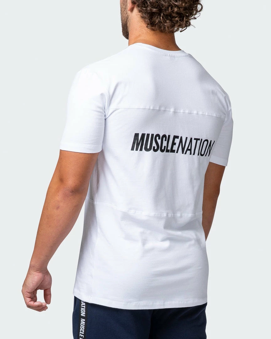 Muscle Nation Volt Tee - White 30% EOFY SALE 7 Muscle Nation Volt Tee - White 30% EOFY SALE