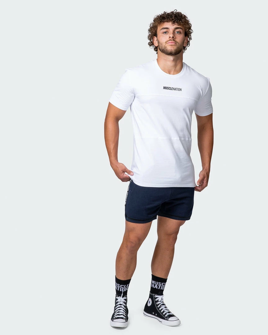 Muscle Nation Volt Tee - White 30% EOFY SALE 9 Muscle Nation Volt Tee - White 30% EOFY SALE