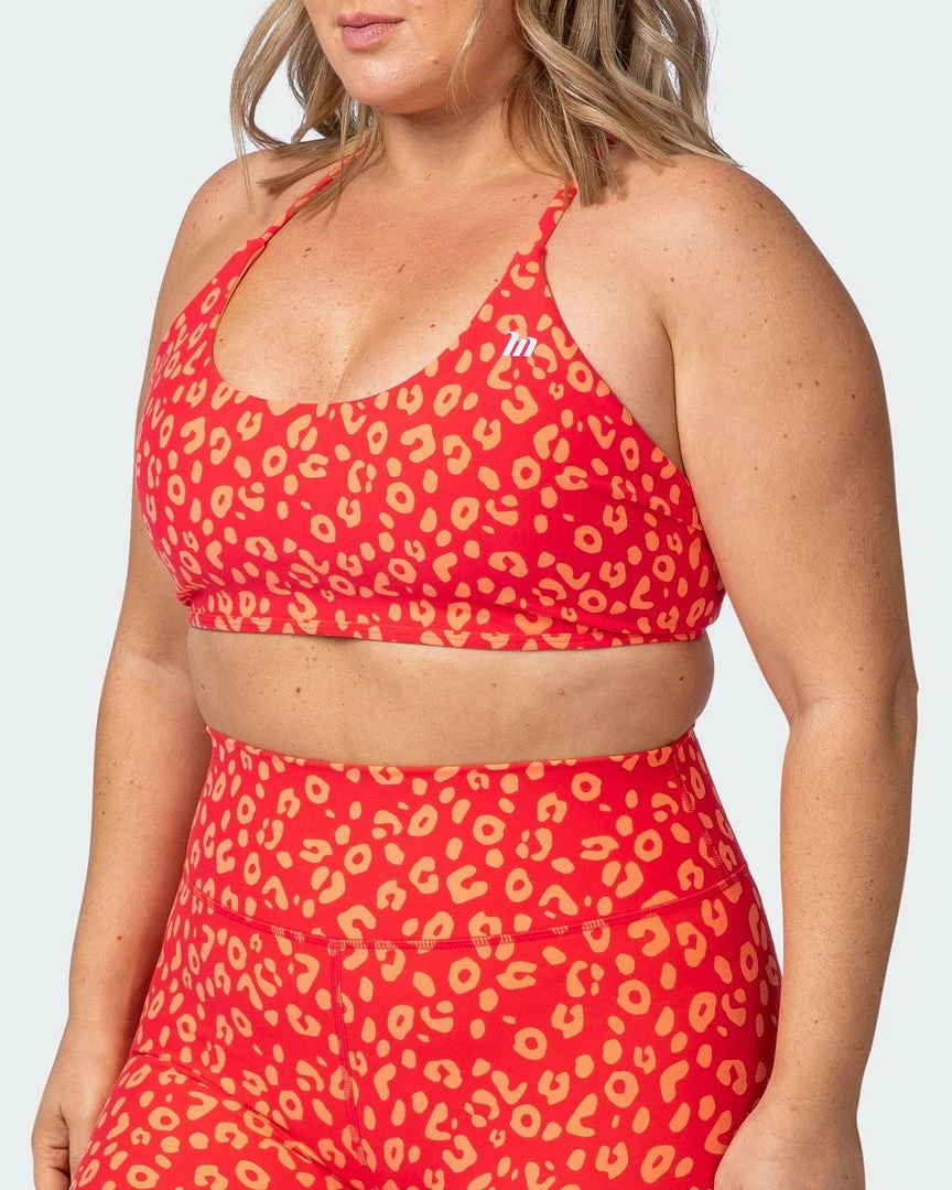 Muscle Nation Womens Wanderlust Bralette - Vibrant Cheetah Print 6 Muscle Nation Womens Wanderlust Bralette - Vibrant Cheetah Print