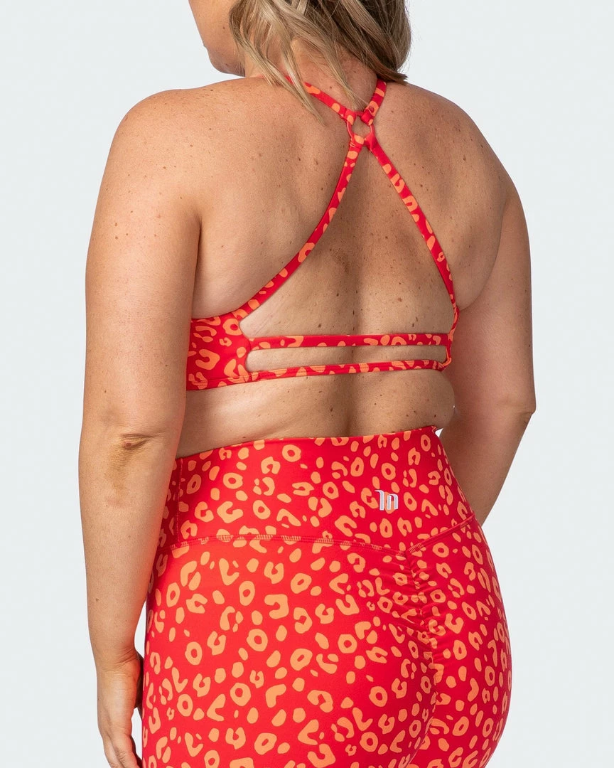 Muscle Nation Womens Wanderlust Bralette - Vibrant Cheetah Print 7 Muscle Nation Womens Wanderlust Bralette - Vibrant Cheetah Print