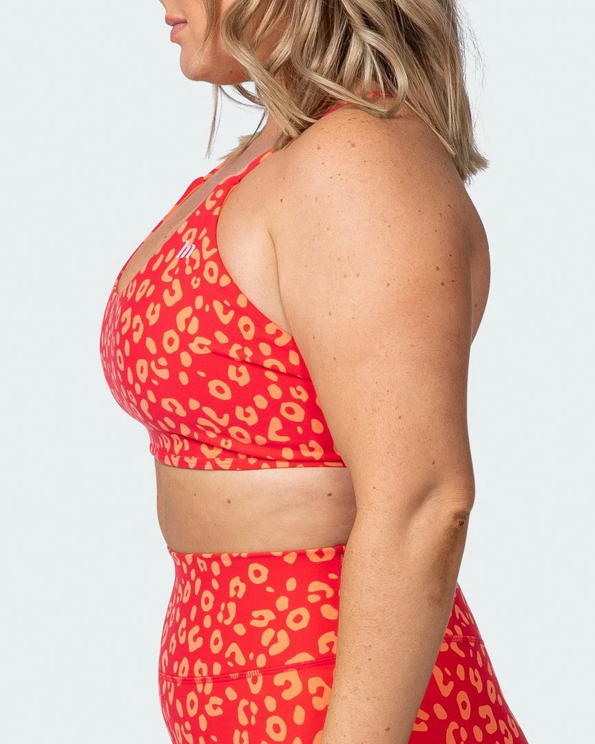 Muscle Nation Womens Wanderlust Bralette - Vibrant Cheetah Print 8 Muscle Nation Womens Wanderlust Bralette - Vibrant Cheetah Print