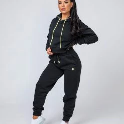 Muscle Nation Warm-Up Cropped Hoodie - Black 17 Muscle Nation Warm-Up Cropped Hoodie - Black