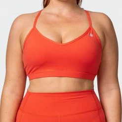 Muscle Nation 30% EOFY SALE Weightless Bra - Ember