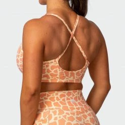 Muscle Nation Weightless Bra - Paradise Giraffe Print