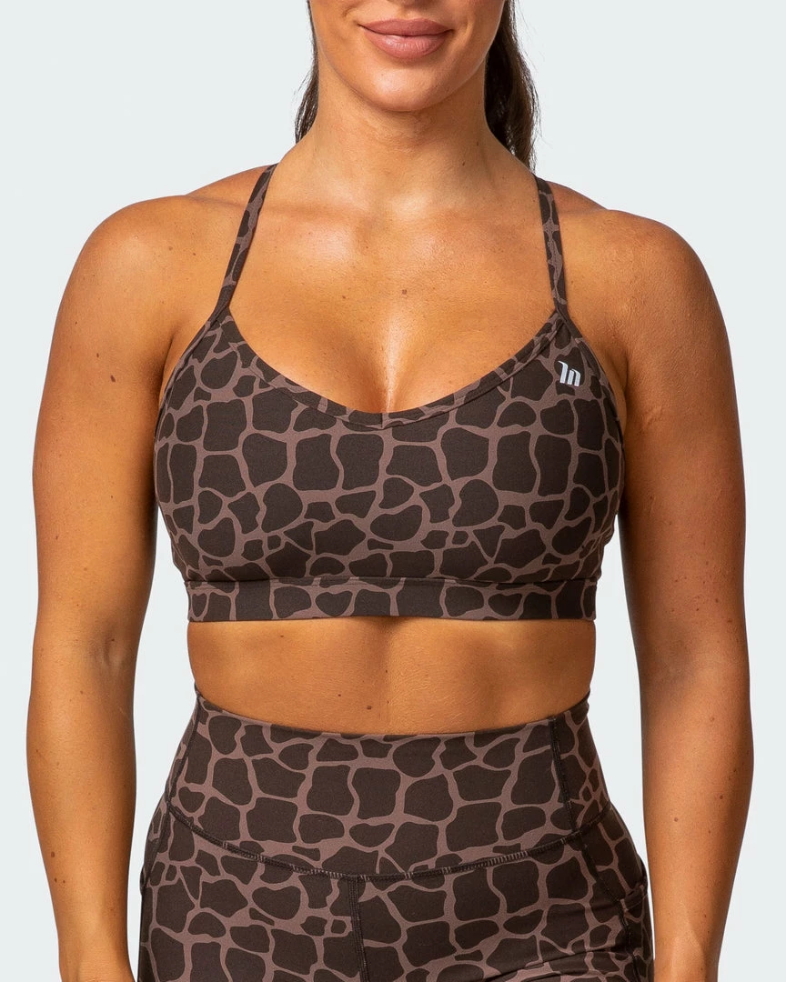 Muscle Nation 30% EOFY SALE Weightless Bra - Tonal Giraffe Print 4 Muscle Nation 30% EOFY SALE Weightless Bra - Tonal Giraffe Print