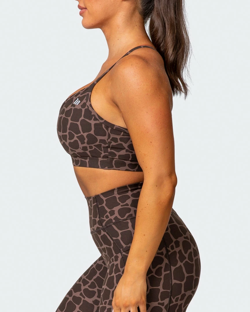 Muscle Nation 30% EOFY SALE Weightless Bra - Tonal Giraffe Print 6 Muscle Nation 30% EOFY SALE Weightless Bra - Tonal Giraffe Print