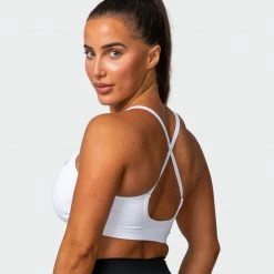 Muscle Nation Weightless Bra - White 30% EOFY SALE