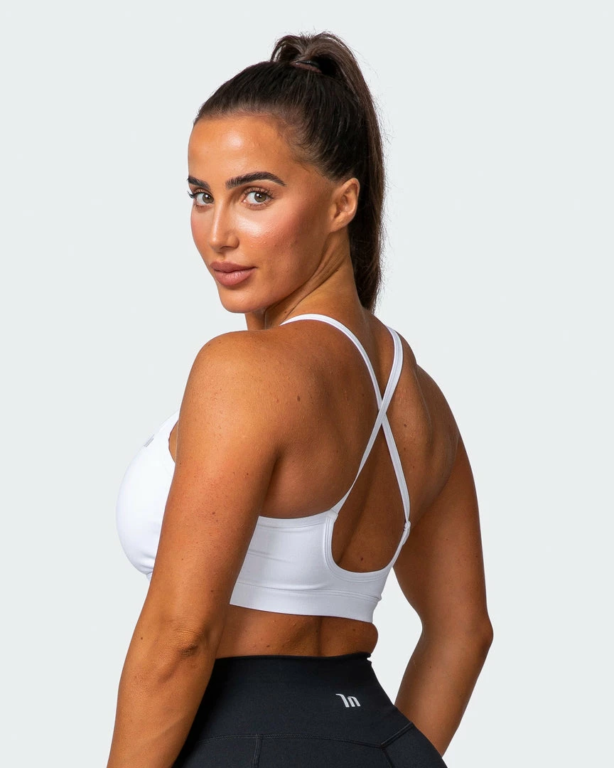 Muscle Nation Weightless Bra - White 30% EOFY SALE 3 Muscle Nation Weightless Bra - White 30% EOFY SALE