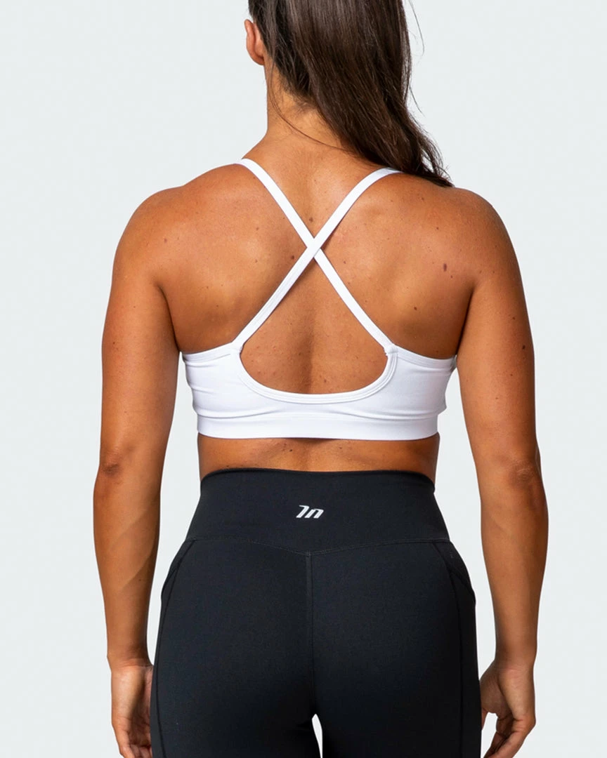 Muscle Nation Weightless Bra - White 30% EOFY SALE 8 Muscle Nation Weightless Bra - White 30% EOFY SALE