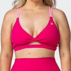 Muscle Nation 30% EOFY SALE Whirlwind Bralette - Pink Punch