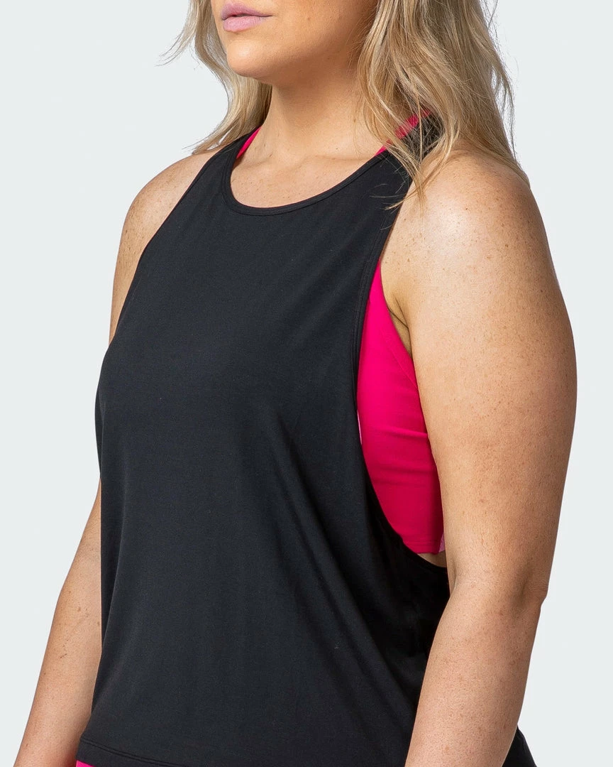 Muscle Nation 30% EOFY SALE Whirlwind Tank - Black 5 Muscle Nation 30% EOFY SALE Whirlwind Tank - Black