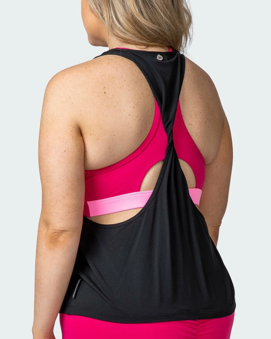 Muscle Nation 30% EOFY SALE Whirlwind Tank - Black 7 Muscle Nation 30% EOFY SALE Whirlwind Tank - Black
