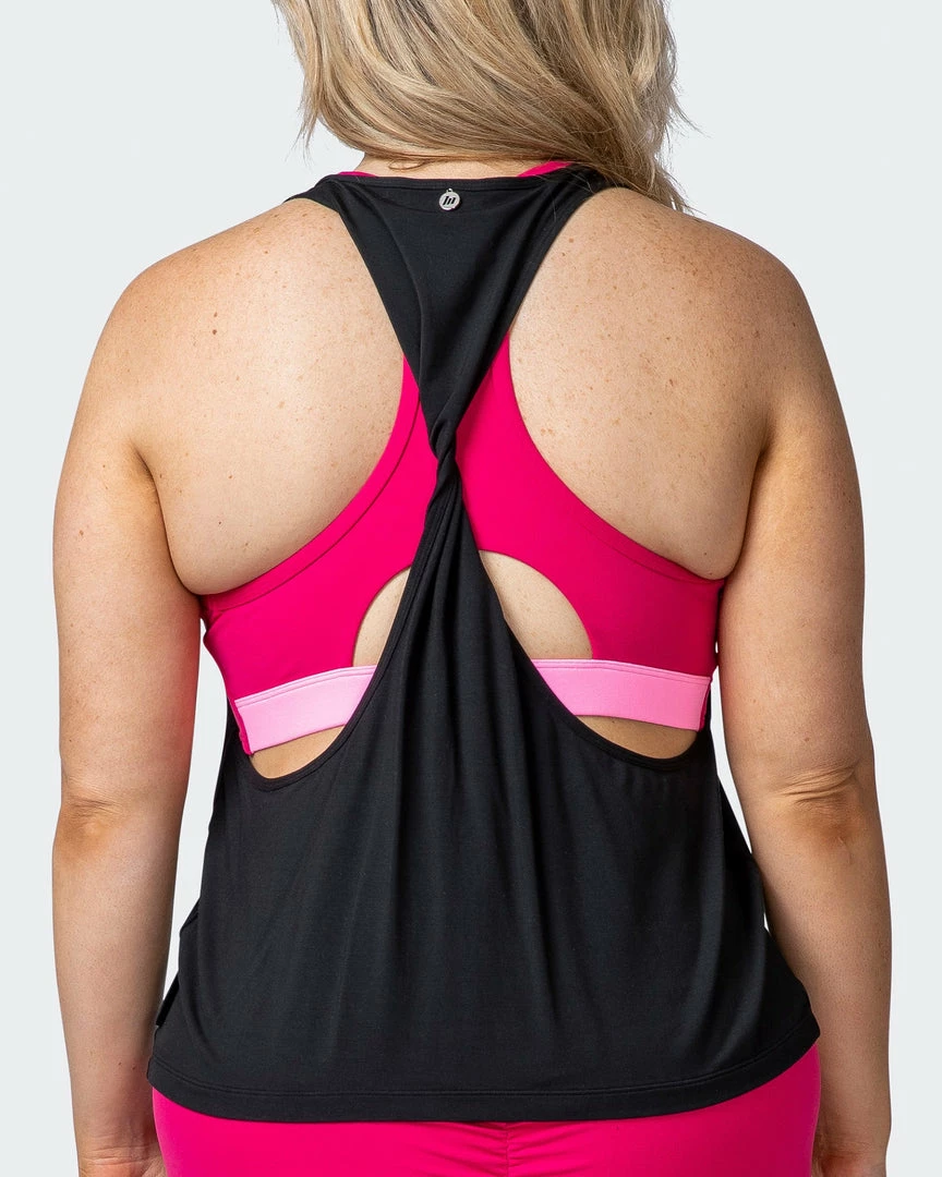 Muscle Nation 30% EOFY SALE Whirlwind Tank - Black 8 Muscle Nation 30% EOFY SALE Whirlwind Tank - Black