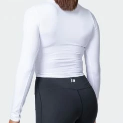 Muscle Nation Half Time Long Sleeve - White