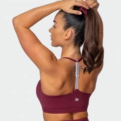 Muscle Nation Free Throw Bralette - Wine