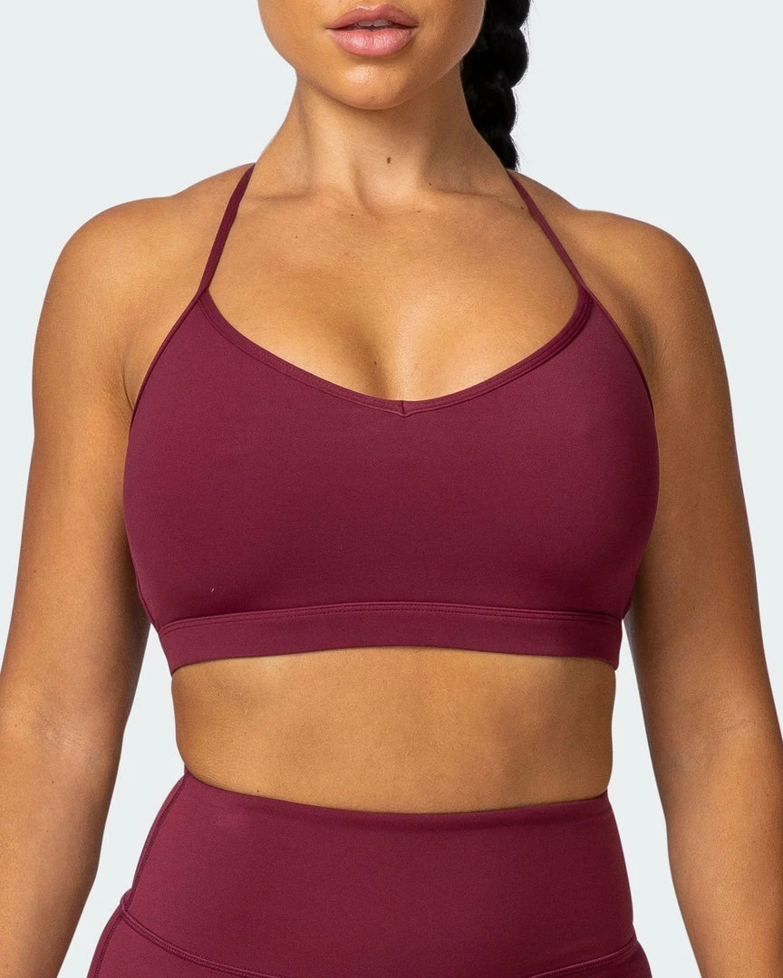 Muscle Nation Free Throw Bralette - Wine 5 Muscle Nation Free Throw Bralette - Wine