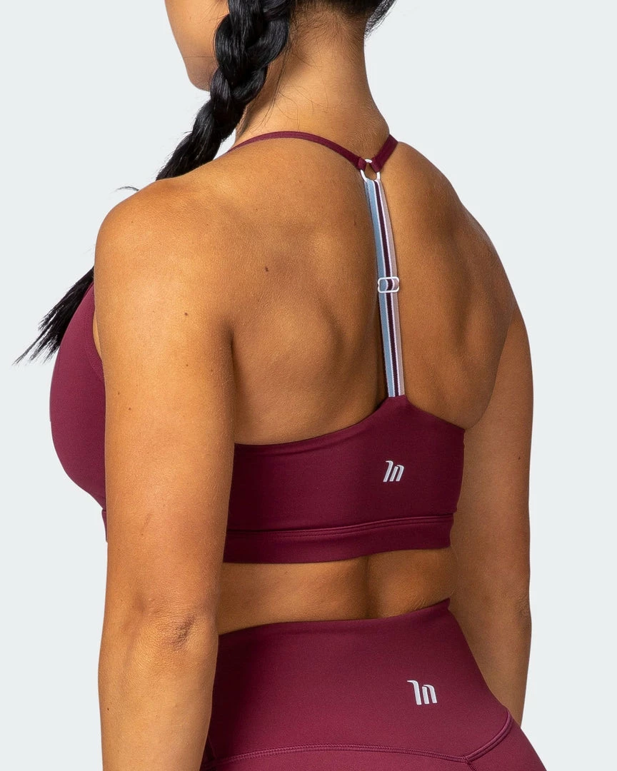 Muscle Nation Free Throw Bralette - Wine 6 Muscle Nation Free Throw Bralette - Wine