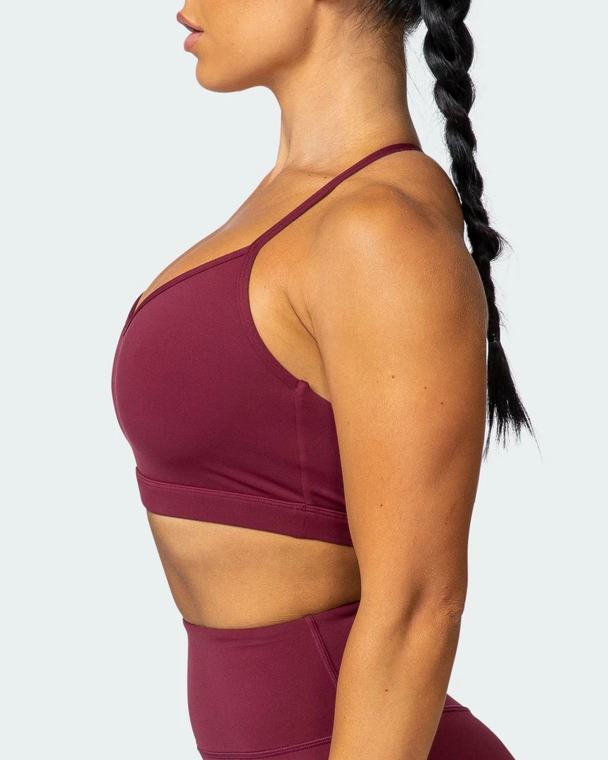 Muscle Nation Free Throw Bralette - Wine 7 Muscle Nation Free Throw Bralette - Wine
