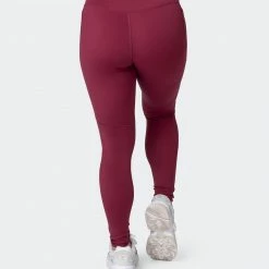 Muscle Nation Womens Maternity Superior Squat Pocket Leggings - Wine
