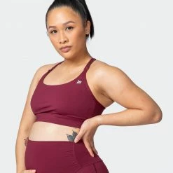 Muscle Nation Womens MN Classic Maternity Bra - Wine