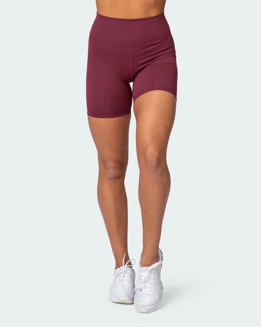 Muscle Nation Prize Fighter Bike Shorts - Wine W/ White & Fawn 10 Muscle Nation Prize Fighter Bike Shorts - Wine W/ White & Fawn