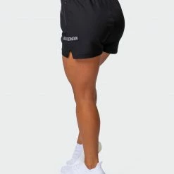 Muscle Nation Womens Elevate Active Shorts - Black