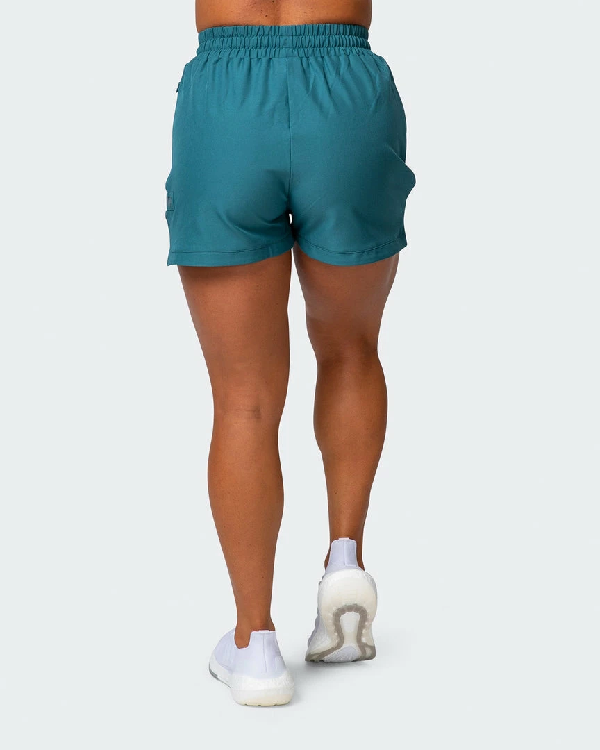 Muscle Nation Womens Elevate Active Shorts - Deep Teal 30% EOFY SALE 8 Muscle Nation Womens Elevate Active Shorts - Deep Teal 30% EOFY SALE