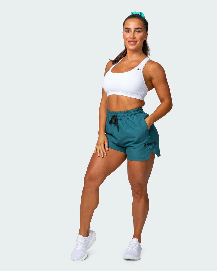 Muscle Nation Womens Elevate Active Shorts - Deep Teal 30% EOFY SALE 9 Muscle Nation Womens Elevate Active Shorts - Deep Teal 30% EOFY SALE