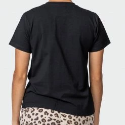 Muscle Nation Womens Timeless Tee - Black 14 Muscle Nation Womens Timeless Tee - Black