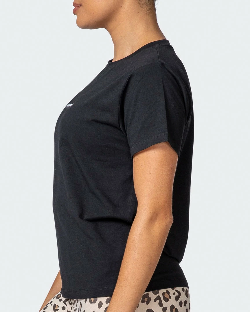 Muscle Nation Womens Timeless Tee - Black 9 Muscle Nation Womens Timeless Tee - Black