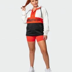 Muscle Nation Womens Weightless Windbreaker - Multi