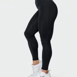 Muscle Nation Zero Rise Ankle Length Leggings - Black Featured