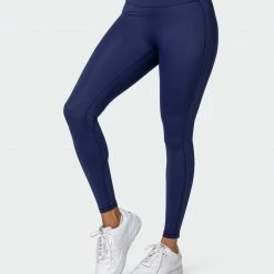 Muscle Nation Featured Zero Rise Ankle Length Leggings - Indigo