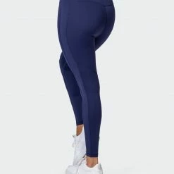 Muscle Nation Featured Zero Rise Ankle Length Leggings - Indigo