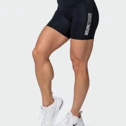 Muscle Nation Zero Rise Bike Shorts - Black