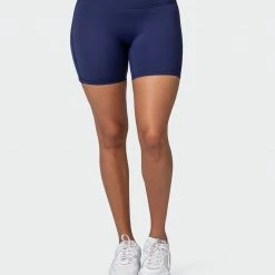 Muscle Nation Zero Rise Bike Shorts - Indigo