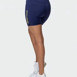 Muscle Nation Zero Rise Bike Shorts - Indigo