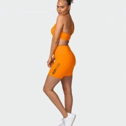 Muscle Nation Featured Zero Rise Bike Shorts - Tiger